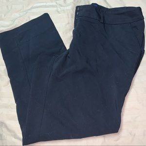Apt. 9 Torie Size 8 Petite Short Navy Dress Pants